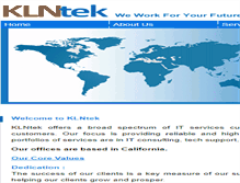 Tablet Screenshot of klntek.com